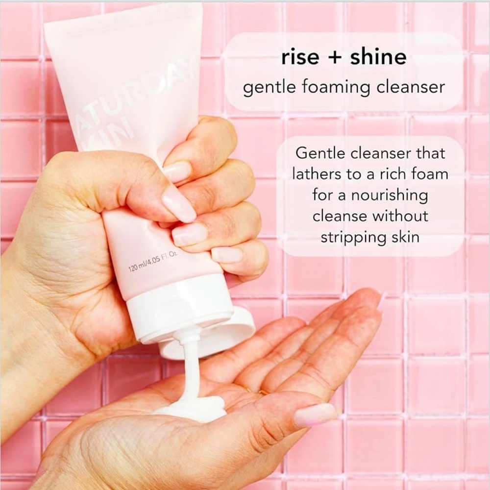 $2/$25 SATURDAY SKIN RISE + SHINE GENTLE FOAMING CLEANSER! BRAND NEW In the box!